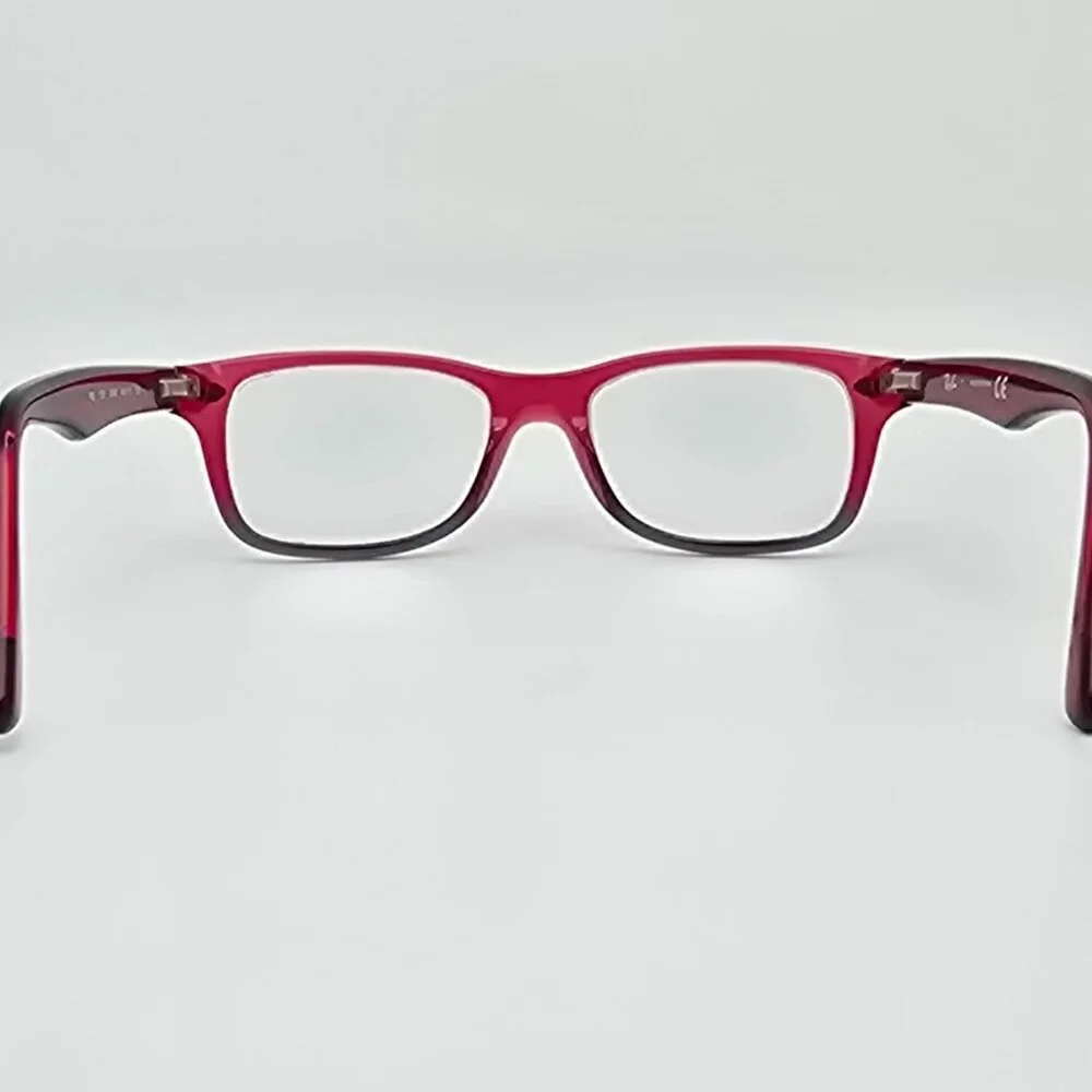Ray-Ban RB1531 3648 Polished Fuxia on Grey Kids Eyeglasses Frame w/ Flexhinge
